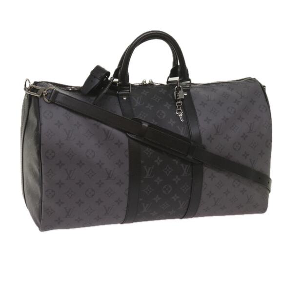 LOUIS VUITTON Eclipse Reverse Keepall Bandouliere 50 Bag M45392 - Picture 1 of 16